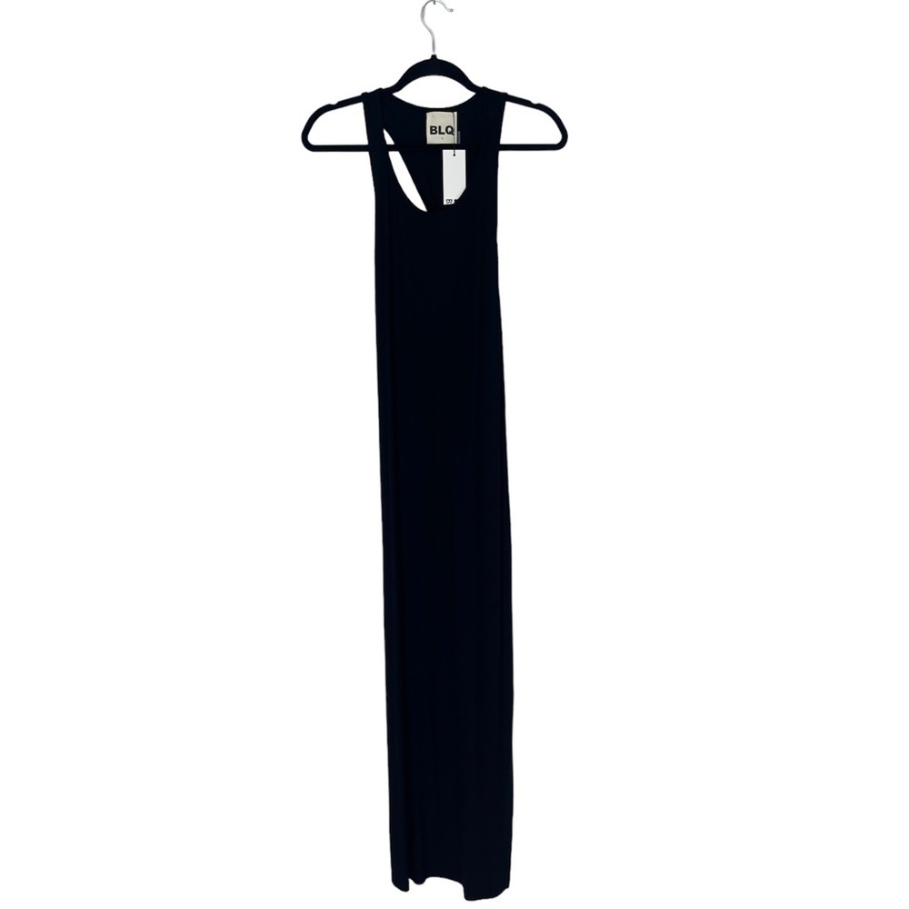 NWT BLQ Basiq Revolve Black Tank Dress With Side Slits Size 1